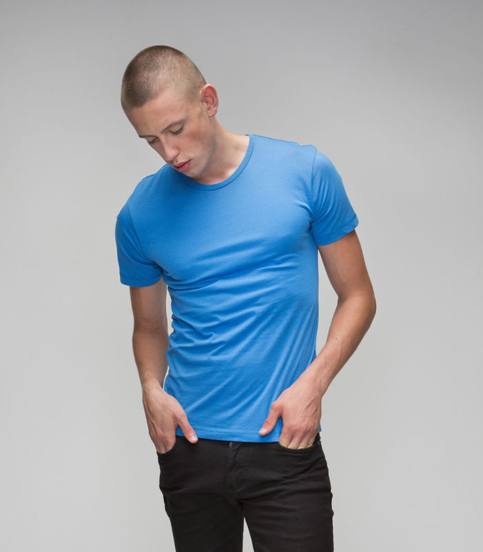 Sypi | Tee Shirt publicitaire pour homme Bleu Pale 1