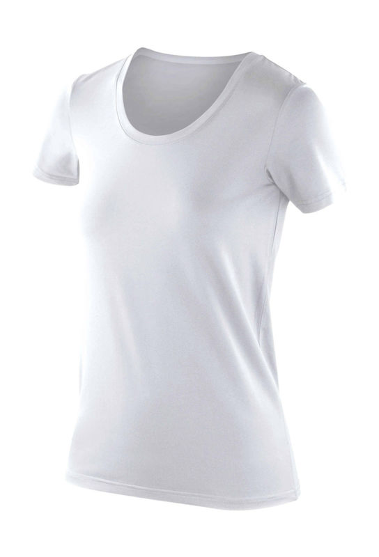 Tinessu | Tee Shirt publicitaire pour femme Blanc