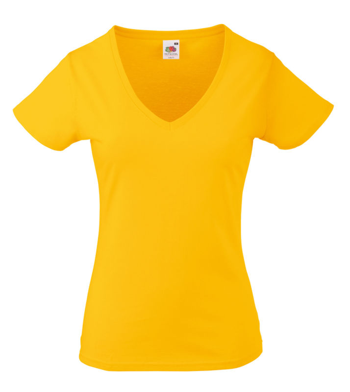 Vyte | Tee Shirt publicitaire pour femme Jaune Tournesol 2