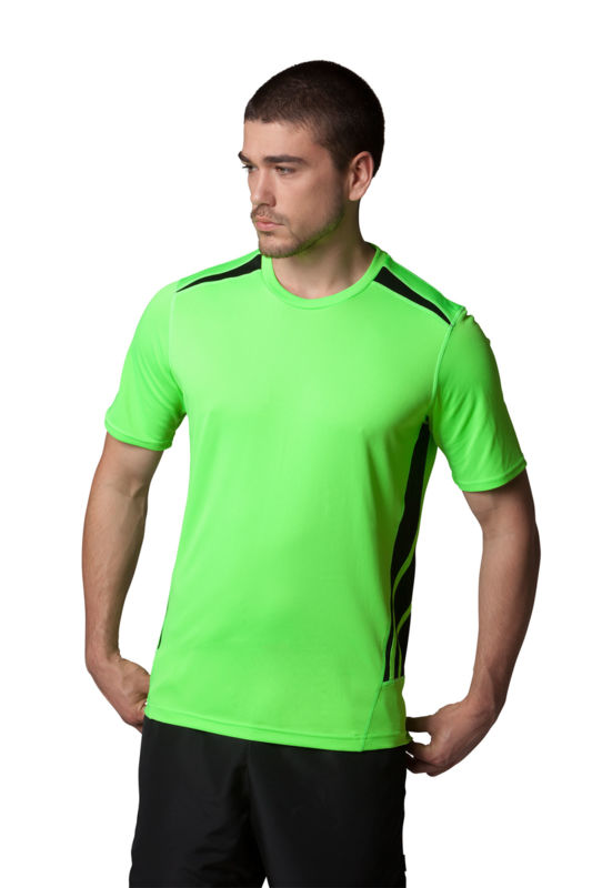 Wyvoo | Tee Shirt publicitaire pour homme Vert Kelly Blanc 1