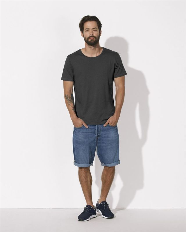Enjoys Modal | Tee Shirt personnalisé pour homme Gris anthracite 2