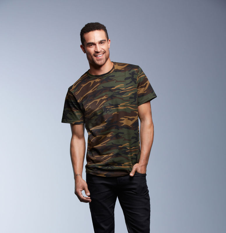 Kusu | Tee Shirt personnalisé pour homme Vert Camouflage 1