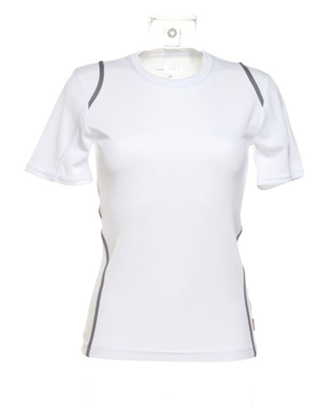 Lipoo | Tee Shirt personnalisé pour femme Blanc Gris 1