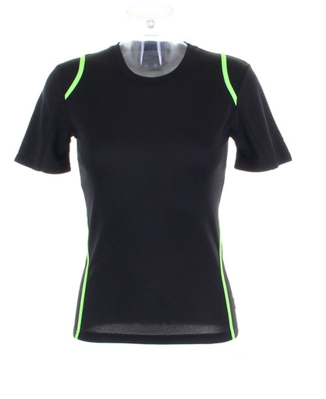 Lipoo | Tee Shirt personnalisé pour femme Noir Citron Vert 1