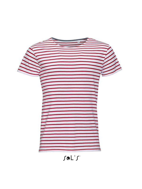 Miles Men | Tee Shirt personnalisé pour femme Blanc Rouge