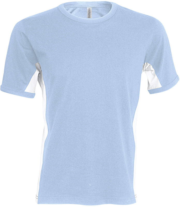 Tiger | Tee Shirt personnalisé pour homme Bleu ciel Blanc
