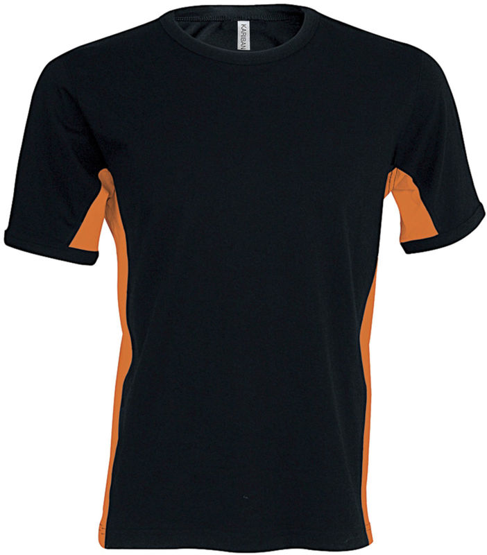 Tiger | Tee Shirt personnalisé pour homme Noir Orange