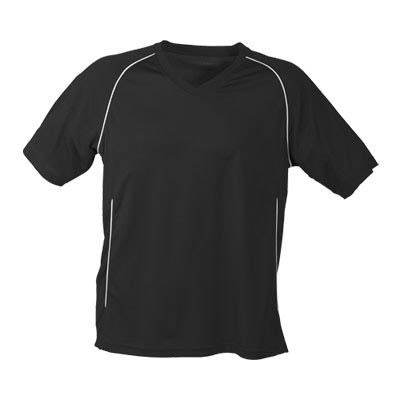 tee shirts marquage logo Noir