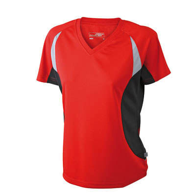 tshirt logo entreprises Rouge Noir