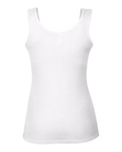 Boolla | Débardeur publicitaire pour femme Blanc 4