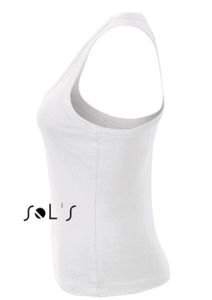 Coconut | Débardeur publicitaire pour femme Blanc 3