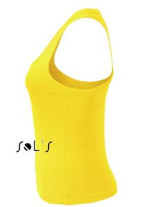 Coconut | Débardeur publicitaire pour femme Citron 3