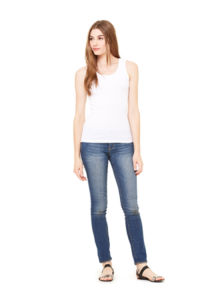 Duku | Débardeur publicitaire pour femme Blanc 3