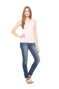 Duku | Débardeur publicitaire pour femme Rose 1