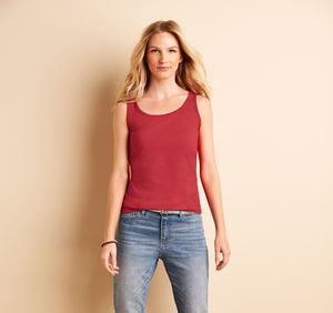 Hally | Débardeur publicitaire pour femme Rouge 1