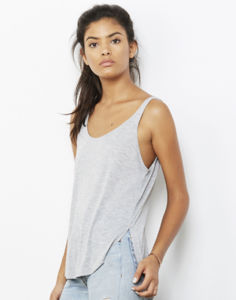 Minoto | Débardeur publicitaire pour femme Gris clair chiné 1