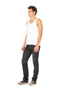 Mizo | Débardeur publicitaire pour homme Blanc 4