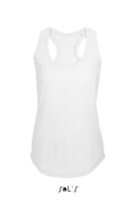 Moka | Débardeur publicitaire pour femme Blanc