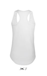 Moka | Débardeur publicitaire pour femme Blanc 2