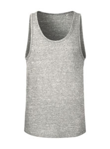 Runs | Débardeur publicitaire pour homme Gris chiné 10