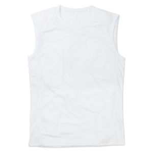 Wyloo | Débardeur publicitaire pour homme Blanc 2