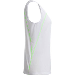 Xiqy | Débardeur publicitaire pour femme Blanc Vert vif 2