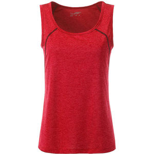 Xiqy | Débardeur publicitaire pour femme Rouge mélangé Titane
