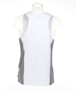 Bonnu | Débardeur personnalisé pour homme Blanc Gris 2