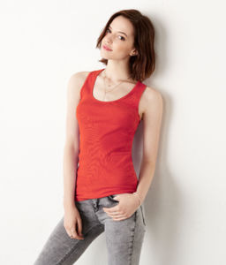 Pallo | Débardeur personnalisé pour femme Rouge 2