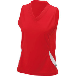 Pazy | Débardeur personnalisé pour femme Rouge Blanc