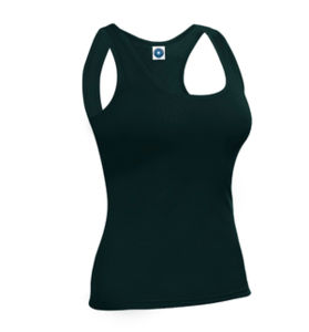 Racer back vest | Débardeur personnalisé pour femme Noir