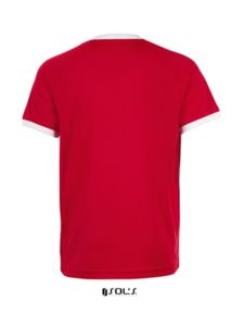 Atletico Kids | T Shirt publicitaire pour enfant Rouge Blanc 2