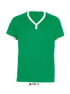 Atletico Kids | T Shirt publicitaire pour enfant Vert Vif Blanc
