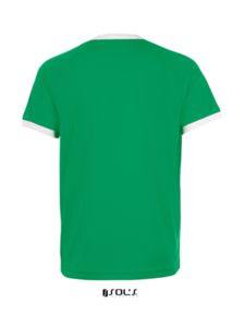 Atletico Kids | T Shirt publicitaire pour enfant Vert Vif Blanc 2