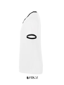 Atletico | T Shirt publicitaire pour homme Blanc Noir 3