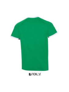 Atletico | T Shirt publicitaire pour homme Vert Vif Blanc 2