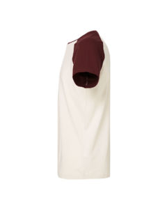 Baseball Short Sleeve | T Shirt publicitaire pour homme Blanc Bordeaux 11
