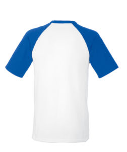 Baseball T | T Shirt publicitaire pour homme Blanc Bleu 2