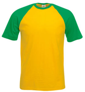 Baseball T | T Shirt publicitaire pour homme Tournesol Vert Kelly 2