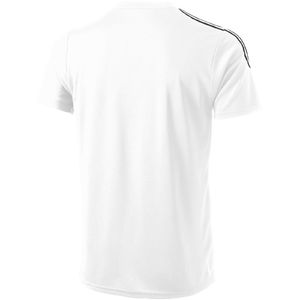 Baseline | T Shirt publicitaire pour homme Blanc Noir 1