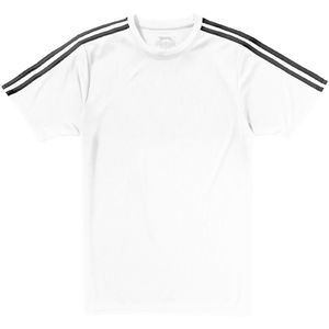Baseline | T Shirt publicitaire pour homme Blanc Noir 3