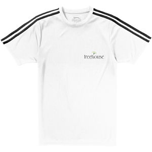 Baseline | T Shirt publicitaire pour homme Blanc Noir 4