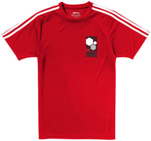 Baseline | T Shirt publicitaire pour homme Rouge 3
