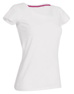 Beya | T Shirt publicitaire pour femme Blanc 1