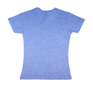 Bijogo | T Shirt publicitaire pour femme Bleu chiné
