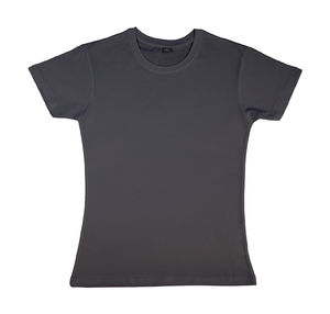 Bijogo | T Shirt publicitaire pour femme Gris foncé 1
