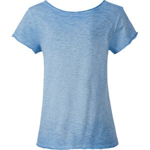 Buffe | T Shirt publicitaire pour femme Bleu horizon 1