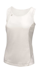 Byme | T Shirt publicitaire pour femme Blanc Argent