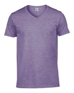 Caffoo | T Shirt publicitaire pour homme Violet Mélangé 1