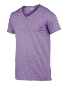 Caffoo | T Shirt publicitaire pour homme Violet Mélangé 2